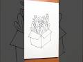 Doodle Art challenge|Video 21/50| Aesthetic|Easy doodles #doodle #flowers #easydrawing #art #cute