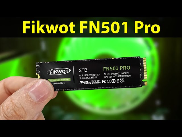 内蔵型SSD Fikwot FN501 Pro 2TB M.2 NVMe SSD TLC Fikwot FN501 Pro NVMe SSD - M.2 2280 PCIe Gen3 x4