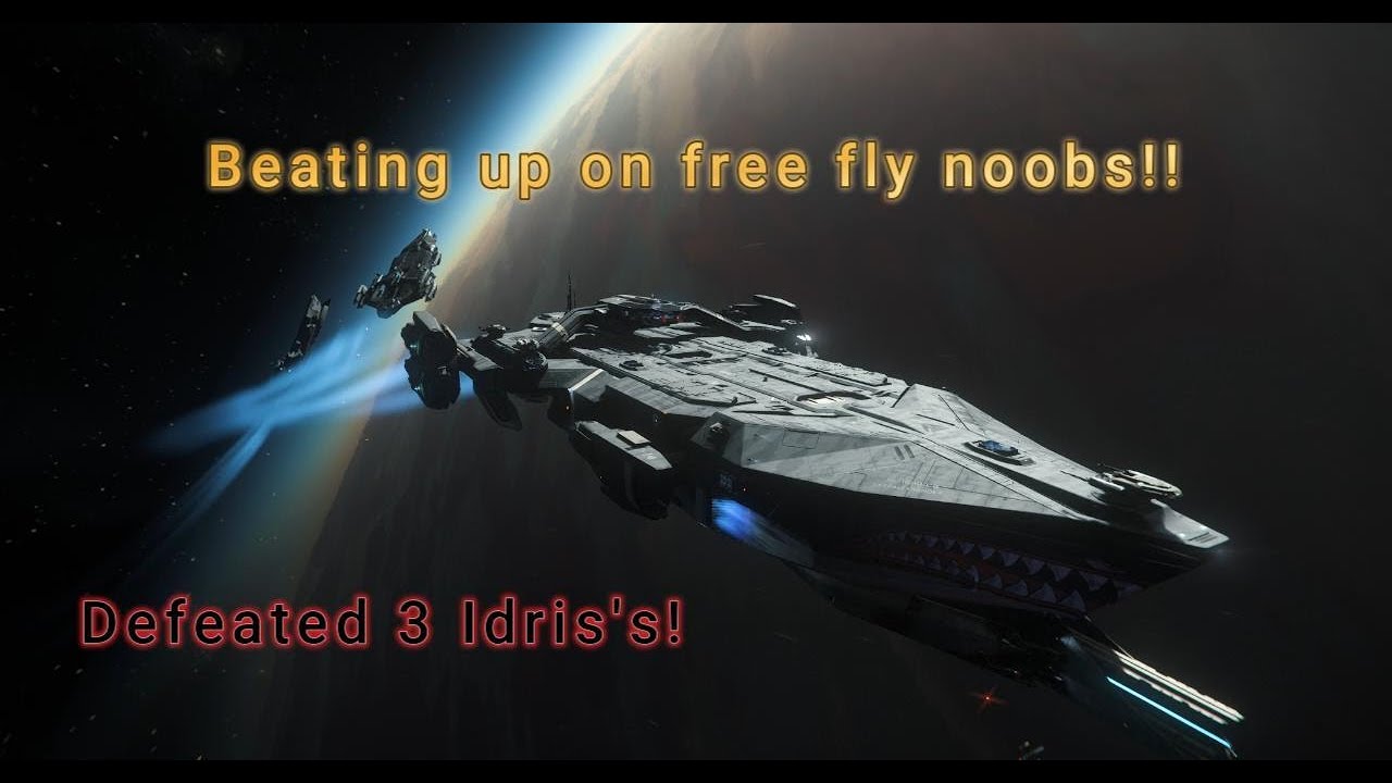 Star Citizen 4.4 beating up free fly noobs.