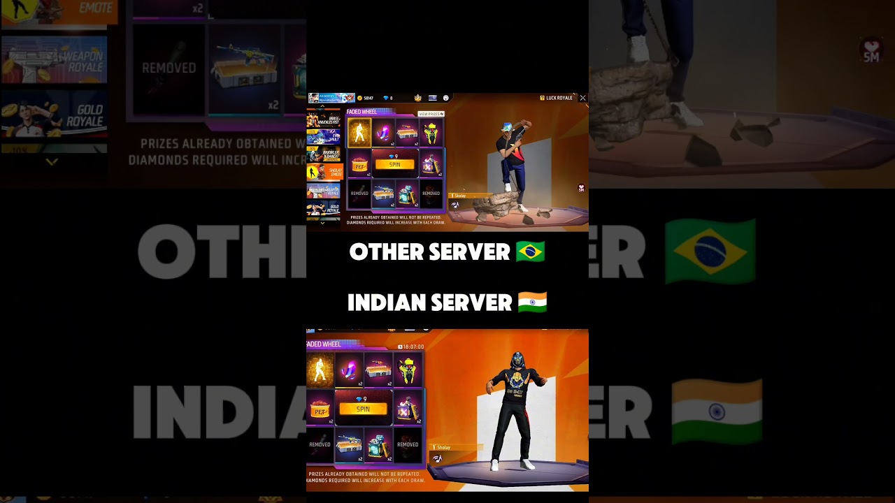OTHER SERVER VS INDIAN SERVER 😂 