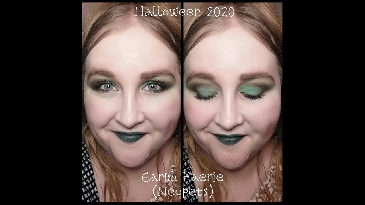 Neopets Earth Faerie | Faerie makeup | Fairy makeup | Halloween makeup