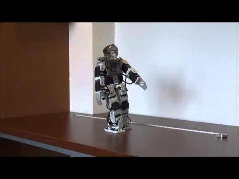 Bioloid walking after reinforcement learning - version 3
