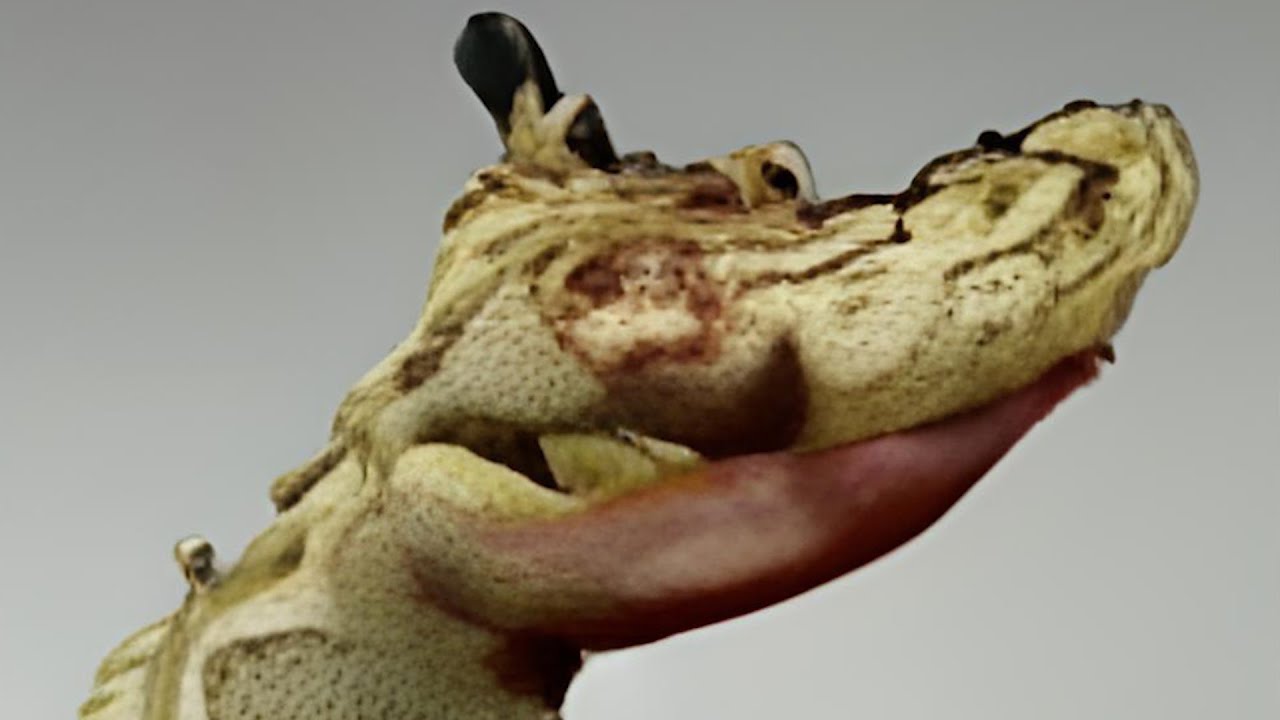 Giraffe and Crocodile transforming in Mutation Lab