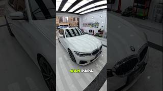 Ayah miskin berhasil membuat BMW Ronaldo berkilau lagi ❤️✨ #shortsfeed #short