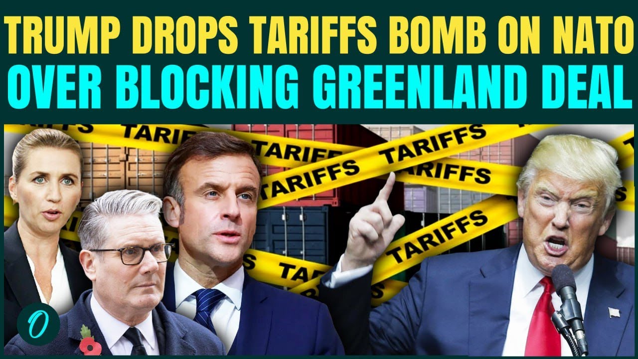 US vs NATO-Greenland BREAKING: Trump SLAPS Tariffs on 8 NATO Nations For Sending Troops to Greenland