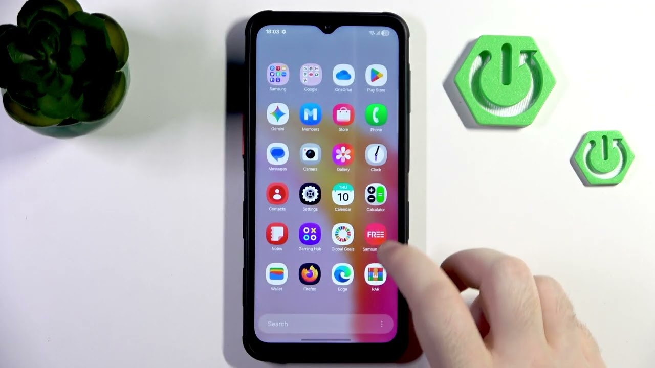 SAMSUNG Galaxy XCover7 Pro – How to Unpack RAR Archive