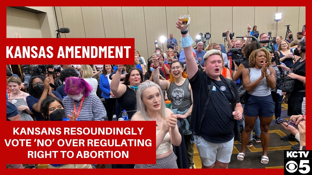 Kansans resoundingly vote ‘NO’ over regulating right to abortion
