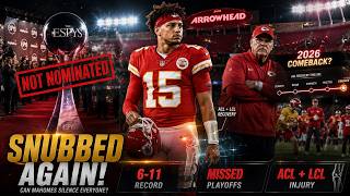 Patrick Mahomes Snubbed Again at ESPYS After Chiefs' Disastrous Season