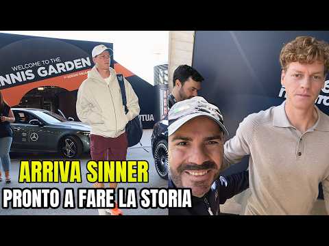 Video Jannik Sinner ARRIVA al Madrid Open – LA STORIA SI STA PER FARE