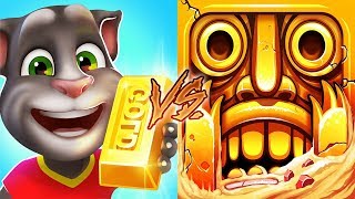 Games for Kids Talking Tom Gold Run Vs Temple Run 2 playthrough #76 Kids Video iGame Kids Cartoons screenshot 5