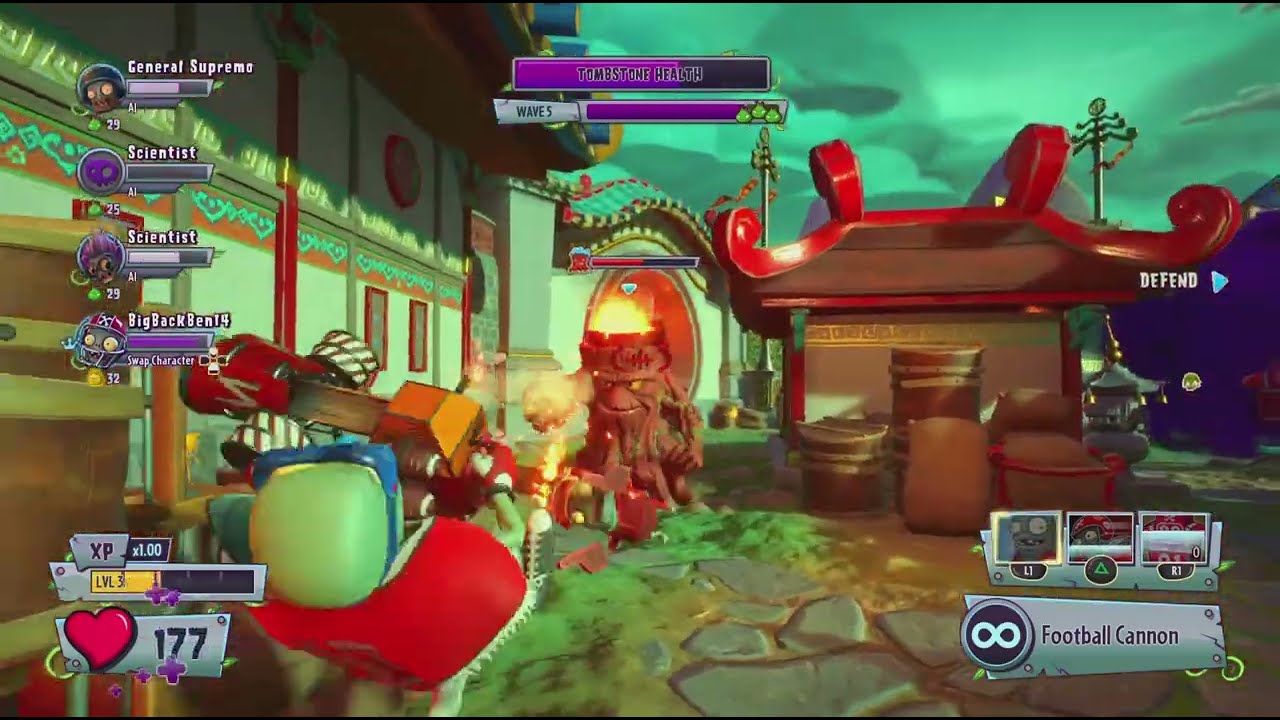 Zombies first failed battle [ part4 ] [ pvz garden Warfare 2 series]