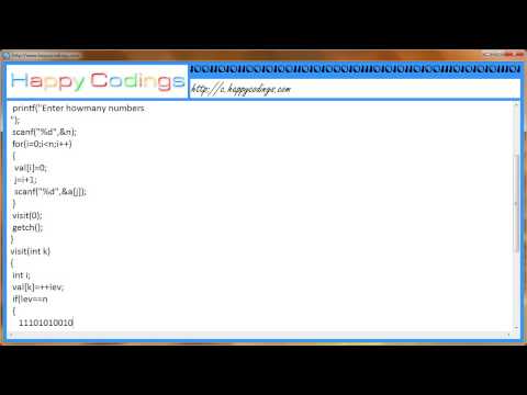 Write a program to find permutation c code example
