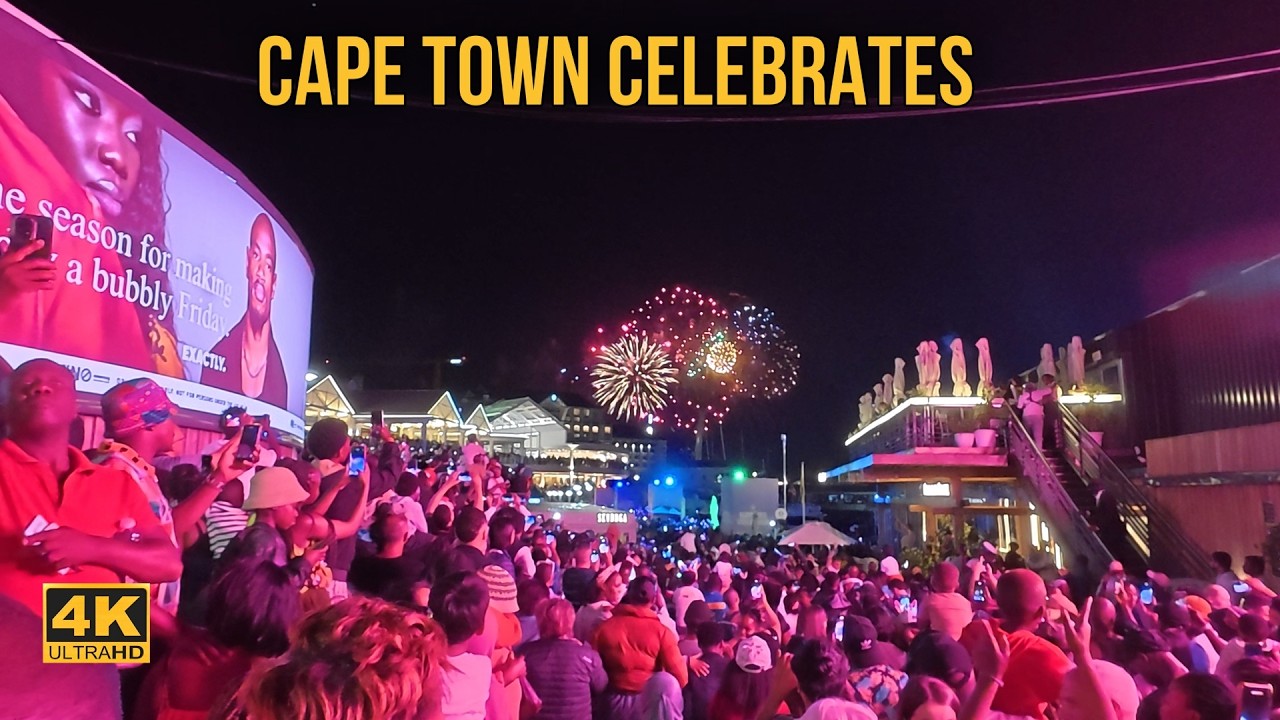 New Year 2026 Fireworks at V&A Waterfront | Cape Town's Epic Celebration
