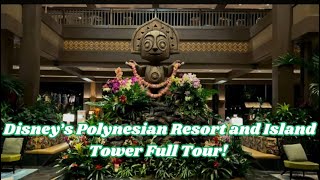 Disneys Polynesian Resort & Island Tower Midnight EMPTY Walkthrough & Resort Tour|Walt Disney World 