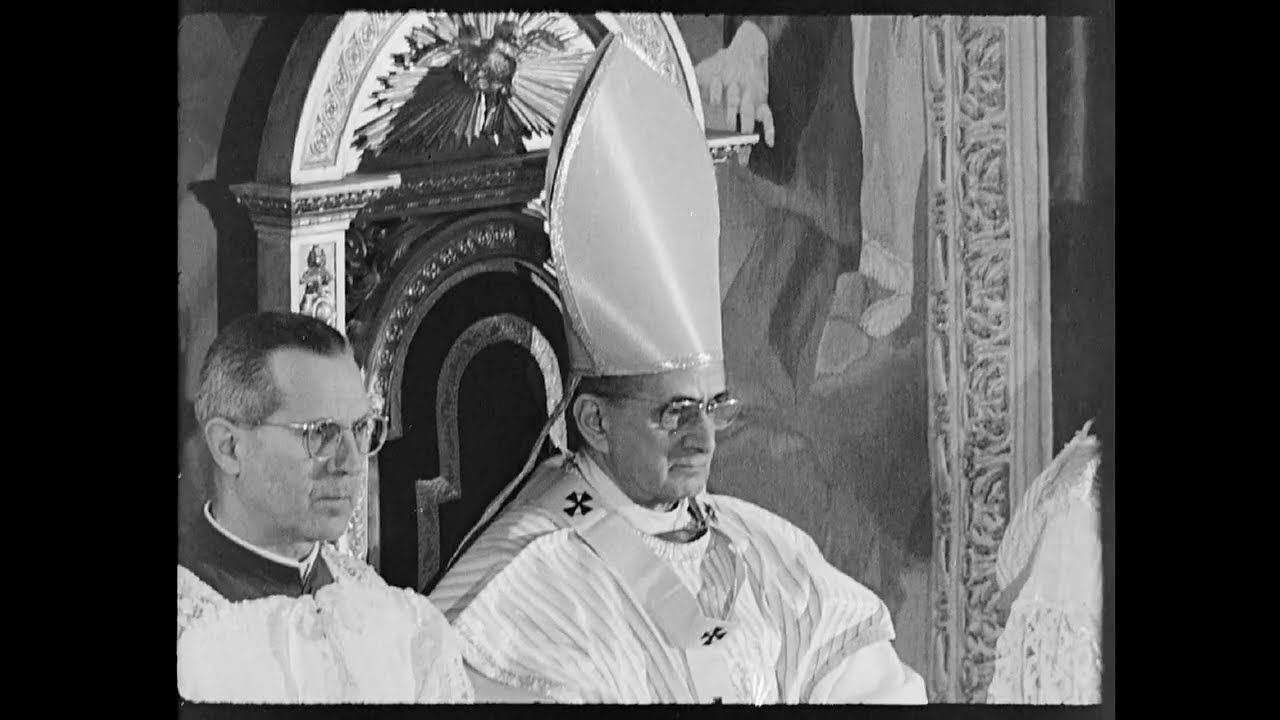 Pope Paul VI's New Rite of Creation of Cardinals. Ceremony at St. Peter's Basilica [1965] [HD]