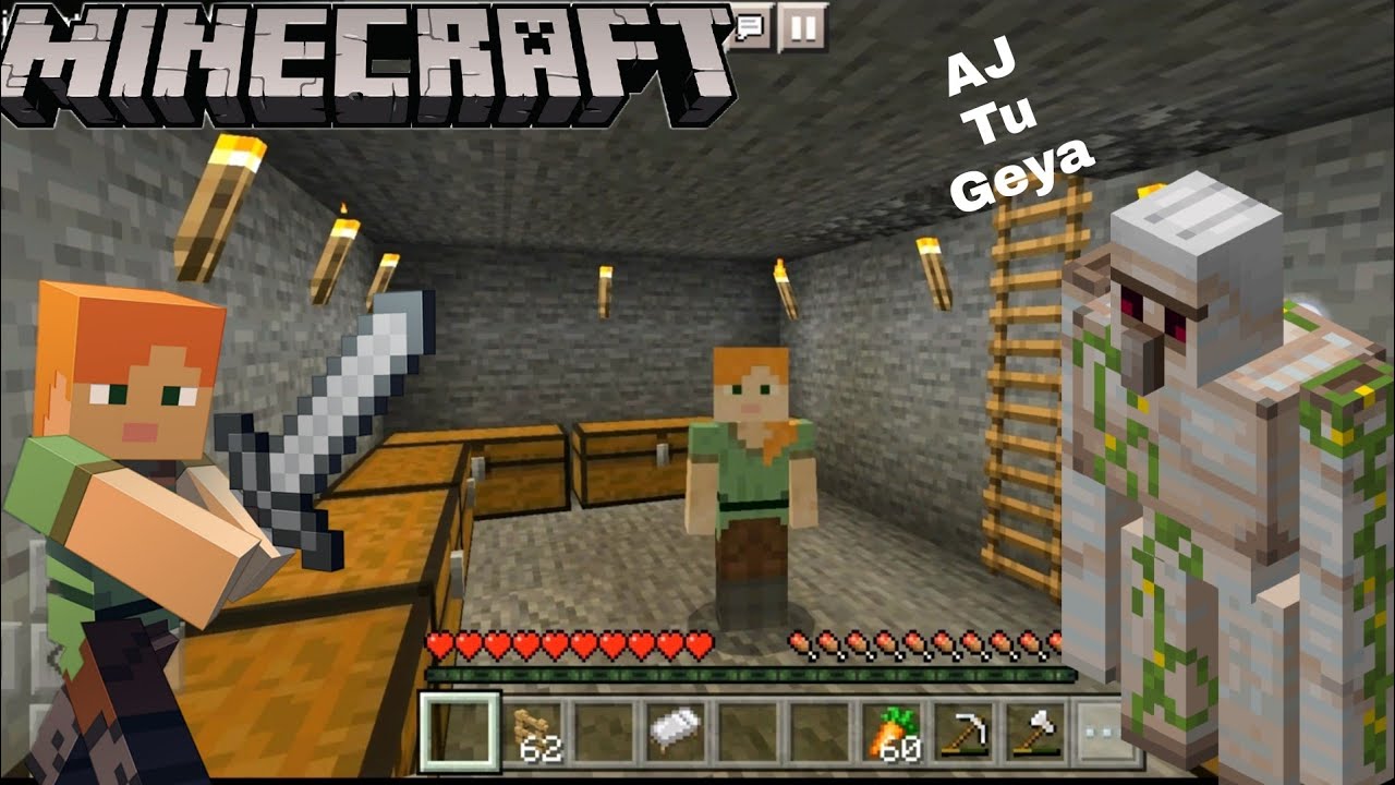 Make a Chest RoomUnderground Chest Room in Minecraft 😍