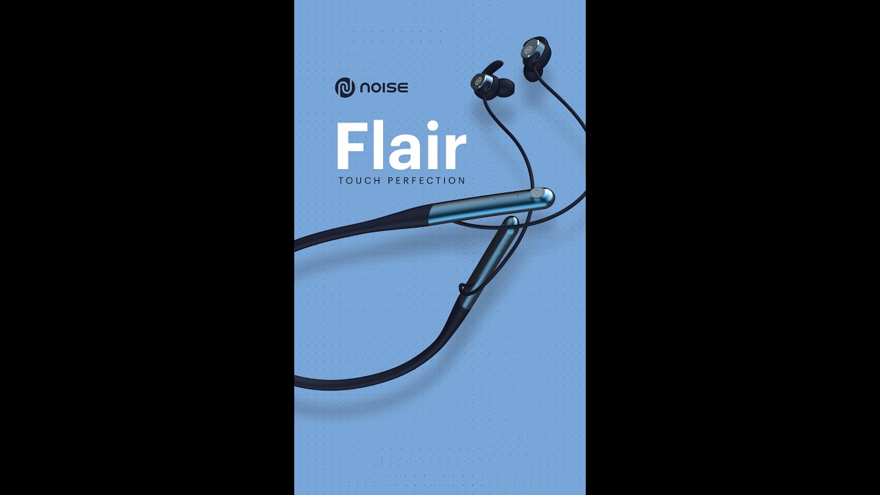 Noise Flair Neckband Touch Controls, 35 hrs Playtime 