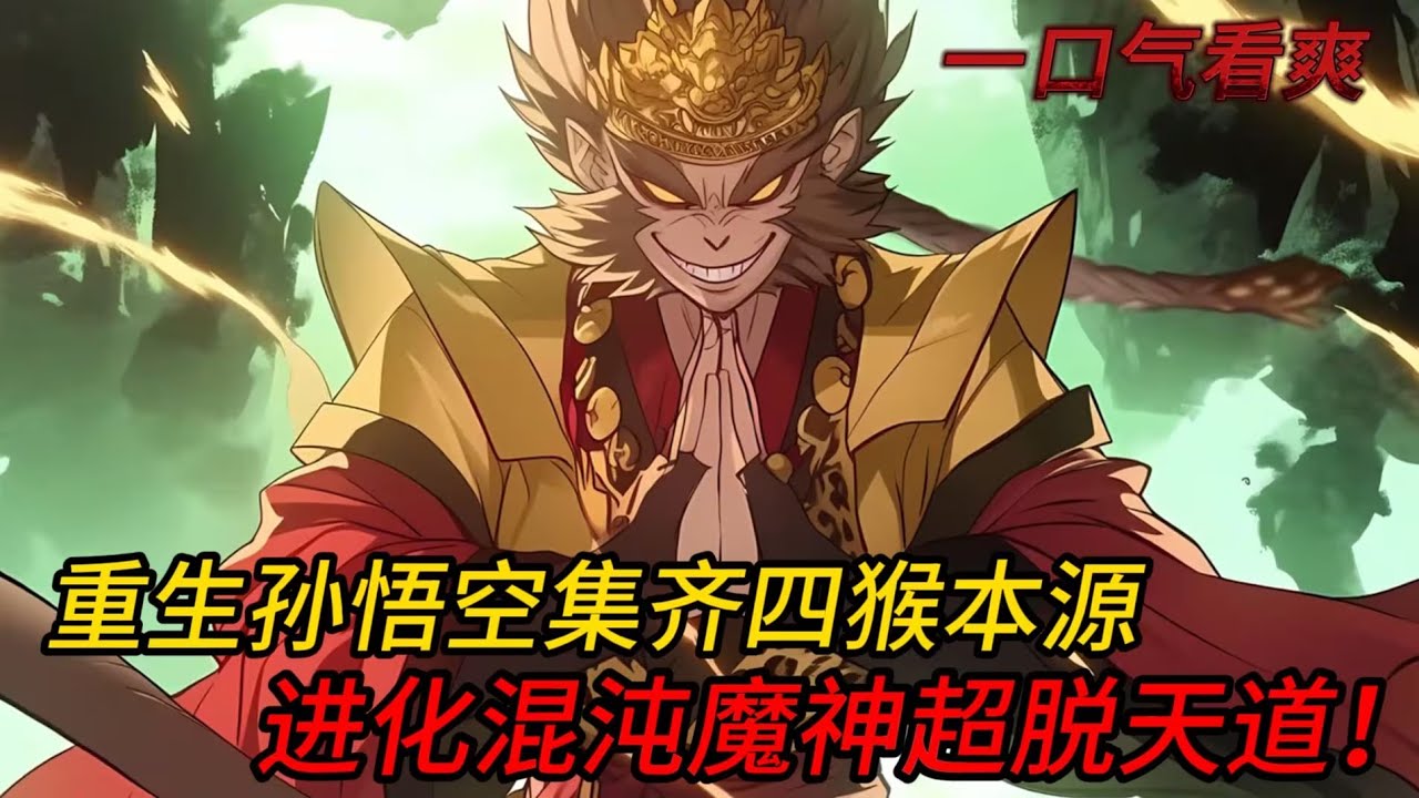 你重生成孙悟空的第一件事就是杀了拥护你为猴王的通臂猿猴，并且吞噬其本源之力！