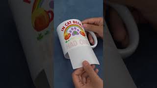Waterslide Decal Paper | DIY Mug | Easy Process | DIY Tutorial | Inkjet Decal Paper | A-SUB® Paper