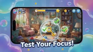 Shoot N Find Challenge | 2-in-1 Android Game | Bubble Shooter + Hidden Object Puzzle 🎮 #friendsbuddy screenshot 2