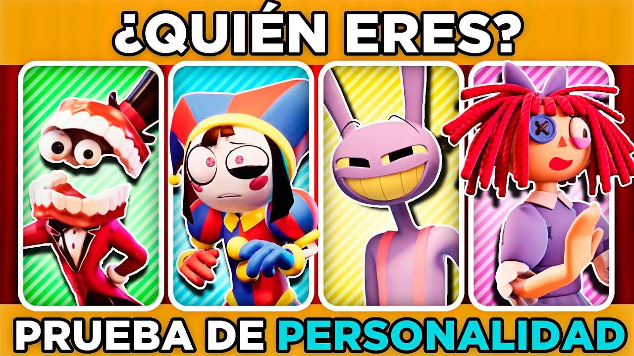 🎪 ¿QUIÉN ERES EN EL CIRCO DIGITAL? 🐰 Prueba de personalidad | suma los puntos y descubre 