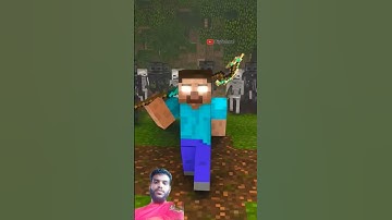Steve becomes Herobrine taking revenge on the villagers -  Minecraft Animation"