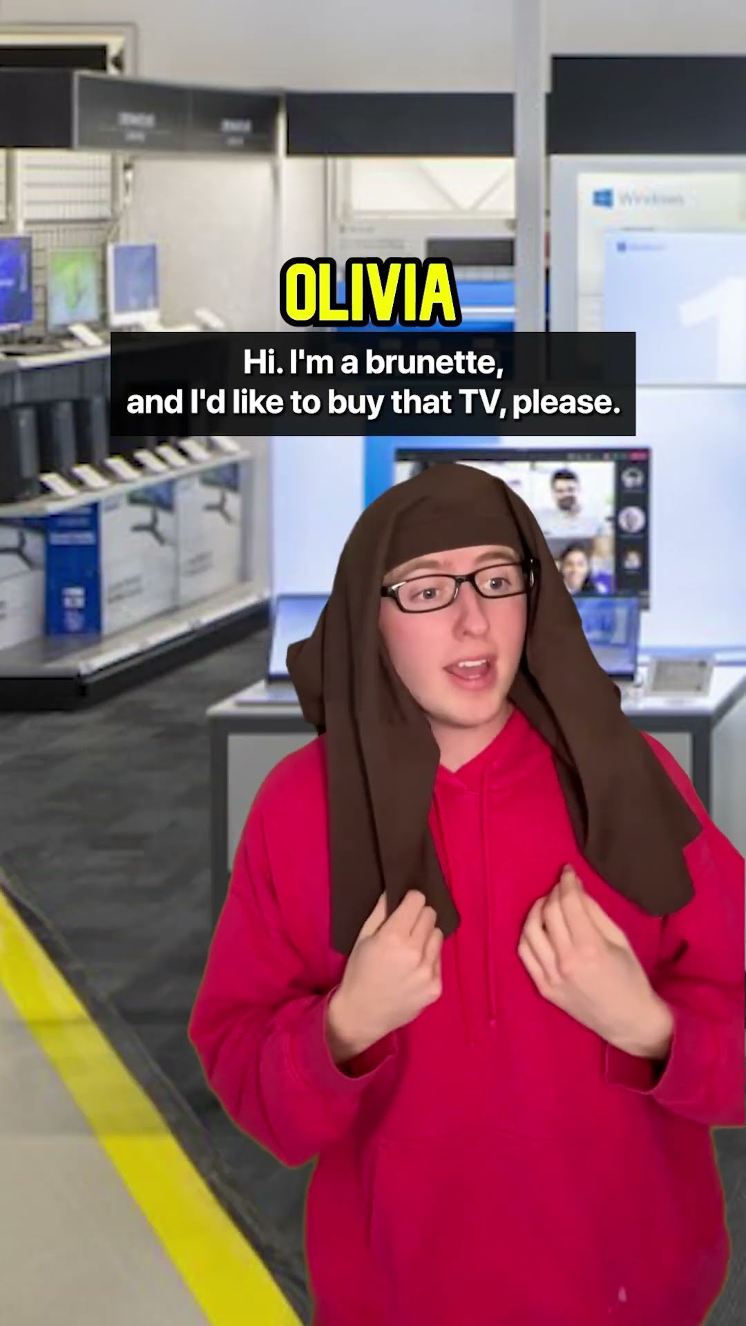 Blonde Wants To Buy A TV #Shorts