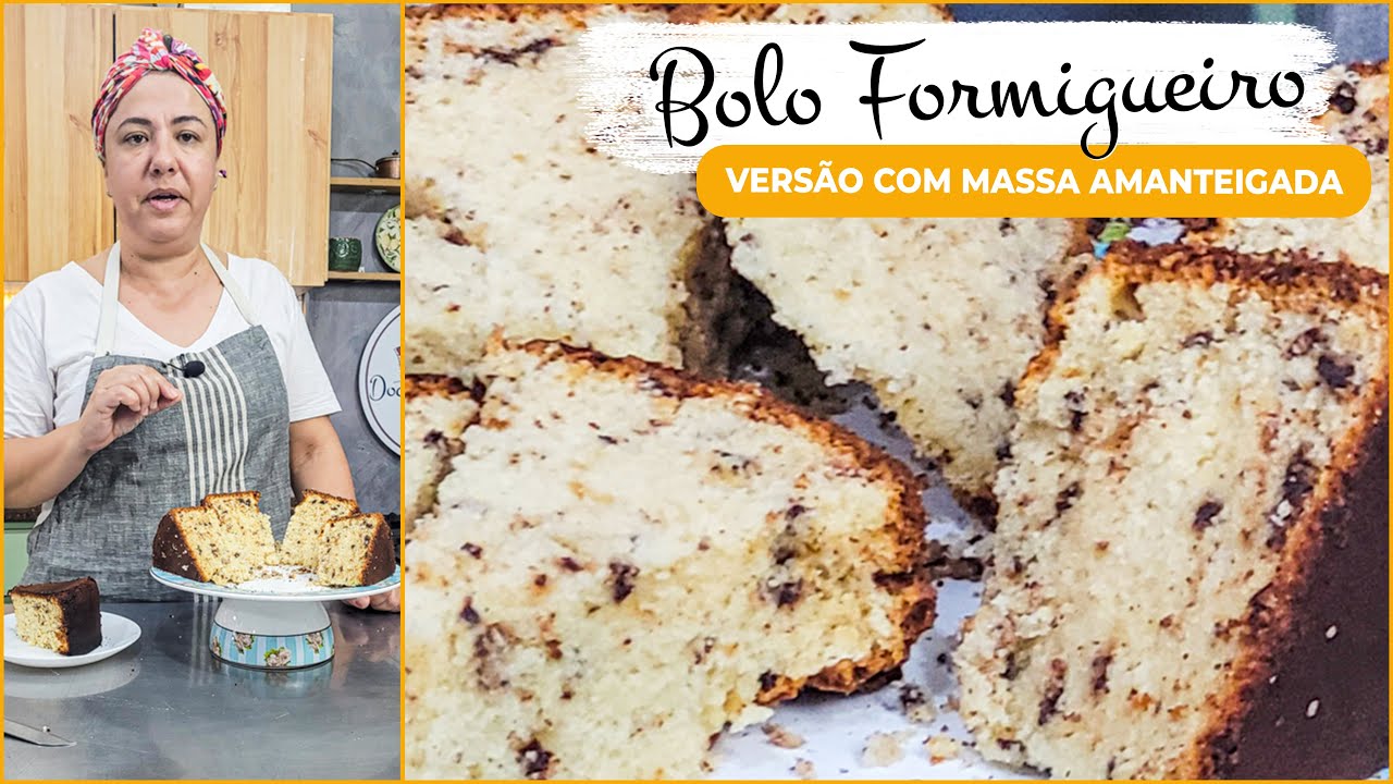 Bolo Formigueiro  - Massa amanteigada