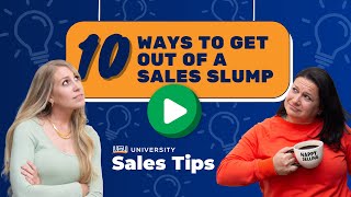 USLI Sales Tip: 10 Ways to Get Out of a Sales Slump
