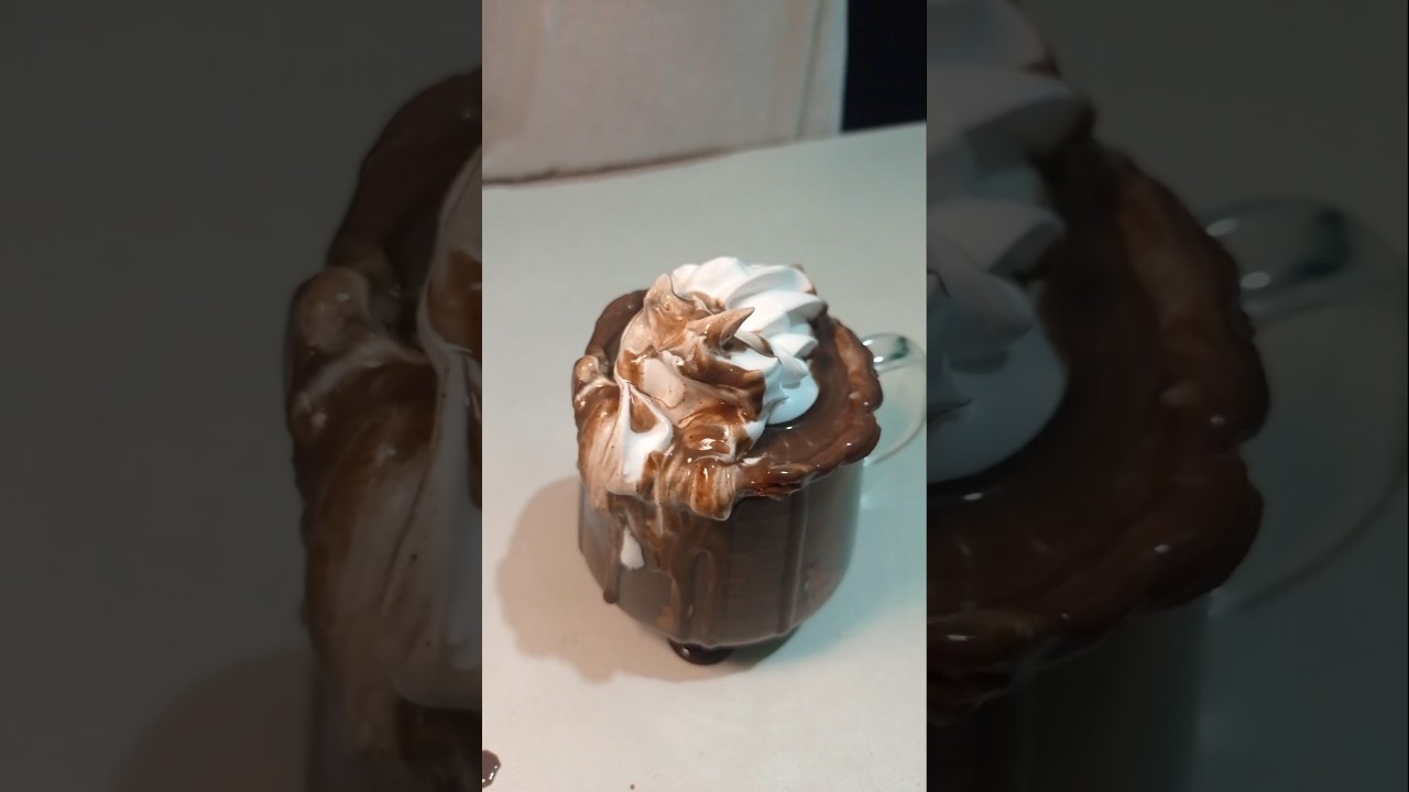 want some hot chocolate 🍫??? 😋 [Day 5 of easy dessert]☕