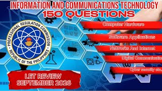 150 - ICT  MAJORSHIP TLE LET BOARD EXAM DRILLS| SEPTEMBER 2026 Rationalization INTENSIVE REVIEW