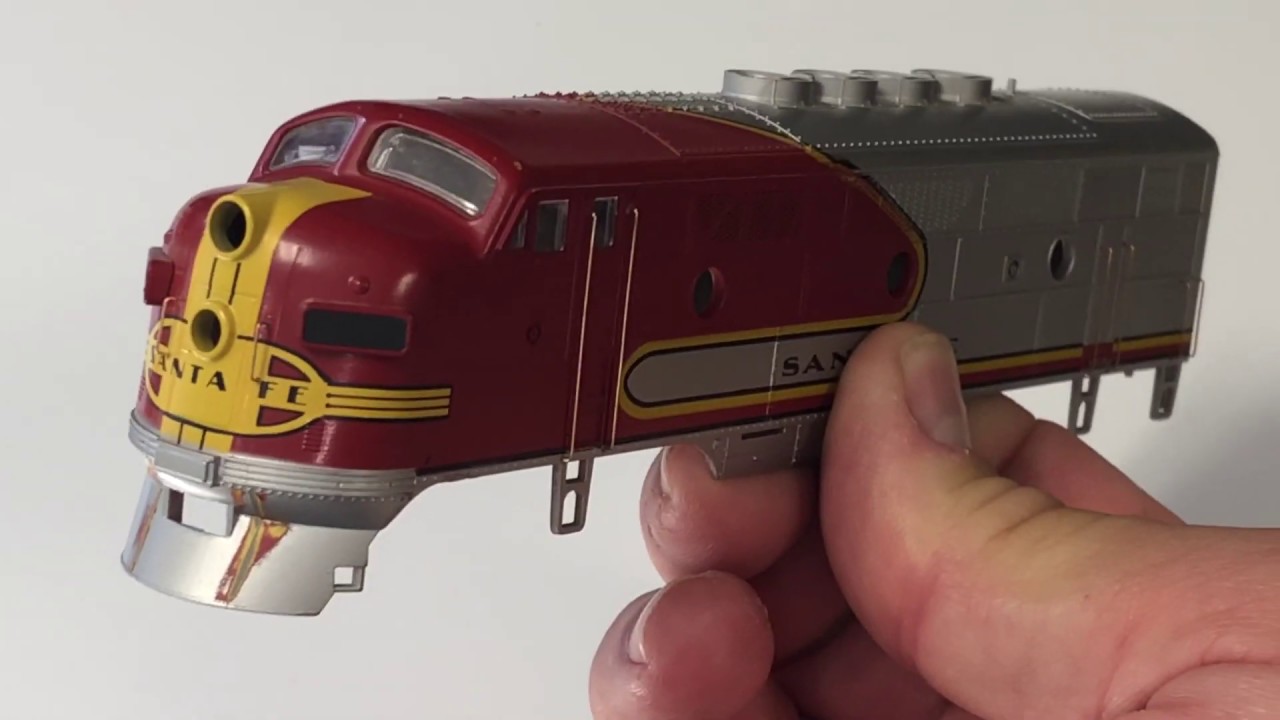 Detailing HO Scale F Units YouTube