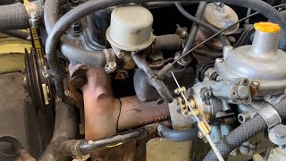 Replacing a broken manifold on a 77 MGB part 1