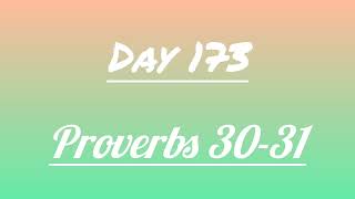 Day 173, Proverbs 30–31 | Wisdom, Humility & the Virtuous Woman | Faith's Bible Study