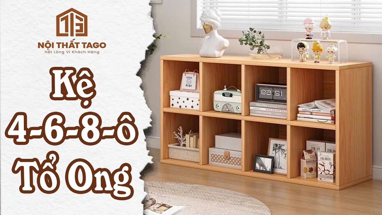 ND38 - Hướng Dẫn Lăp Kệ Tổ Ong 4 - 6 - 8 ô Đa Năng Tiện Lợi Của Nhà Nội Thất Tago Giá Rẻ.