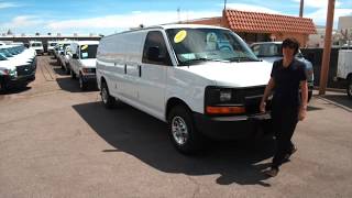 2008 EXTENDED Chevy Cargo Van For Sale: 6 0L V8  Only "40k Miles" LARGE COMMERCIAL SELECTION 162879