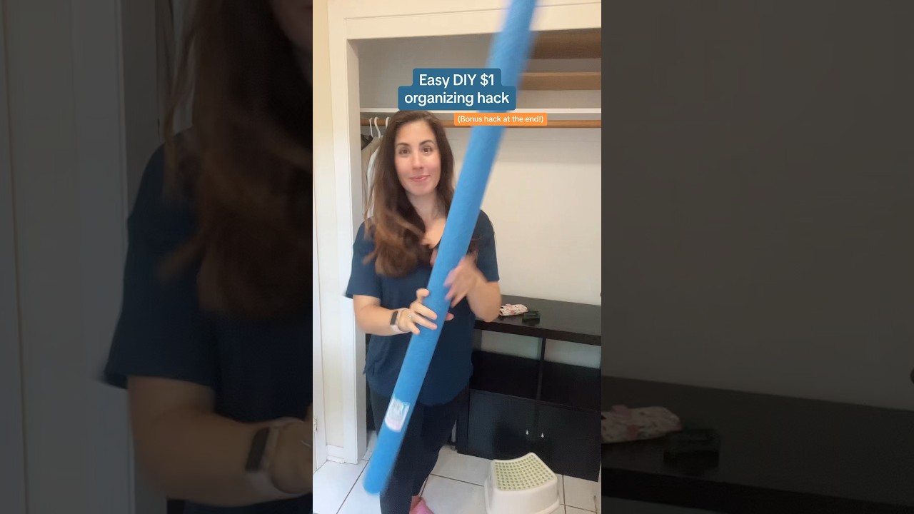 Cheap & Easy Closet Organizing Hack! Run🏃🏻‍♀️ to your Dollarstore now! 
