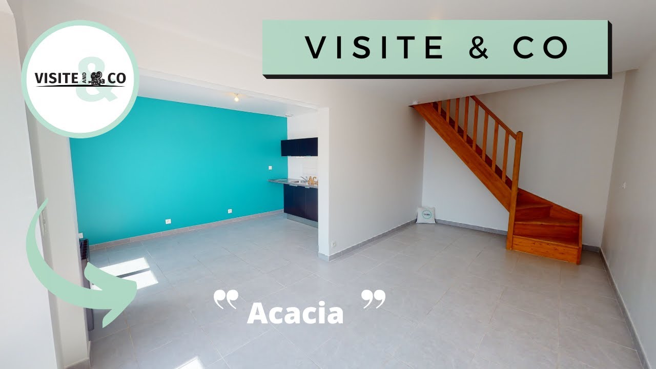 "Acacia" T3 duplex avec cour et parking par Visite & Co
