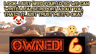 *ABSOLUTELY EMBARRASSING!* I.D Refusal Walk On Shame! Unlawfully Detained By Traitors!