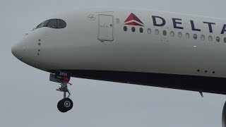Delta Air Lines Airbus A350-900 N511Dn Landing And Takeoff Nrtrjaa