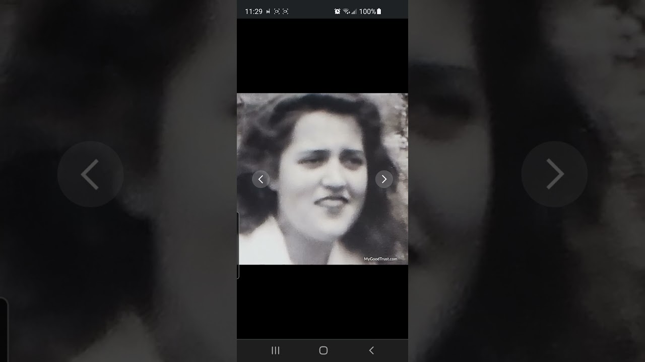 used live photo on my Grandma Harris photo.  age maybe 15-17