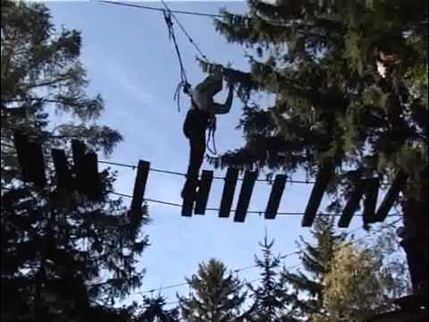 Besuch im Hochseilgarten - YouTube