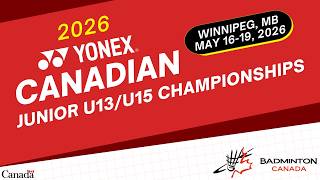 2026 YONEX Canadian Junior U13/U15 Championships - Finals