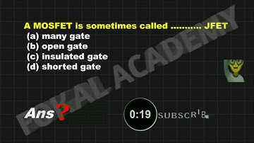 ANALOG ELECTRONICS || FET AMPLIFIERS IMPORTANT MCQ MINI MOCK TEST 5 | ESE | ISRO BARC PREPARATION