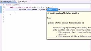 Java Programming Tutorial   25   Math Class Methods