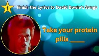 Finish the Lyrics: David Bowie Quiz Challenge | Can You Complete These Iconic Songs?
