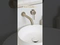Brushed Brass Tapware in a Renovated Bathroom 🛁