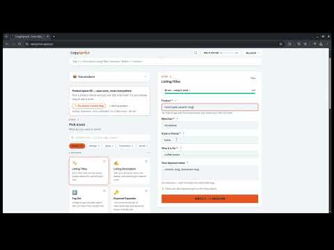 Listing Titles video tutorial thumbnail
