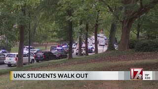 UNC-Chapel Hill students organize walkout after two lockdowns in a matter of weeks