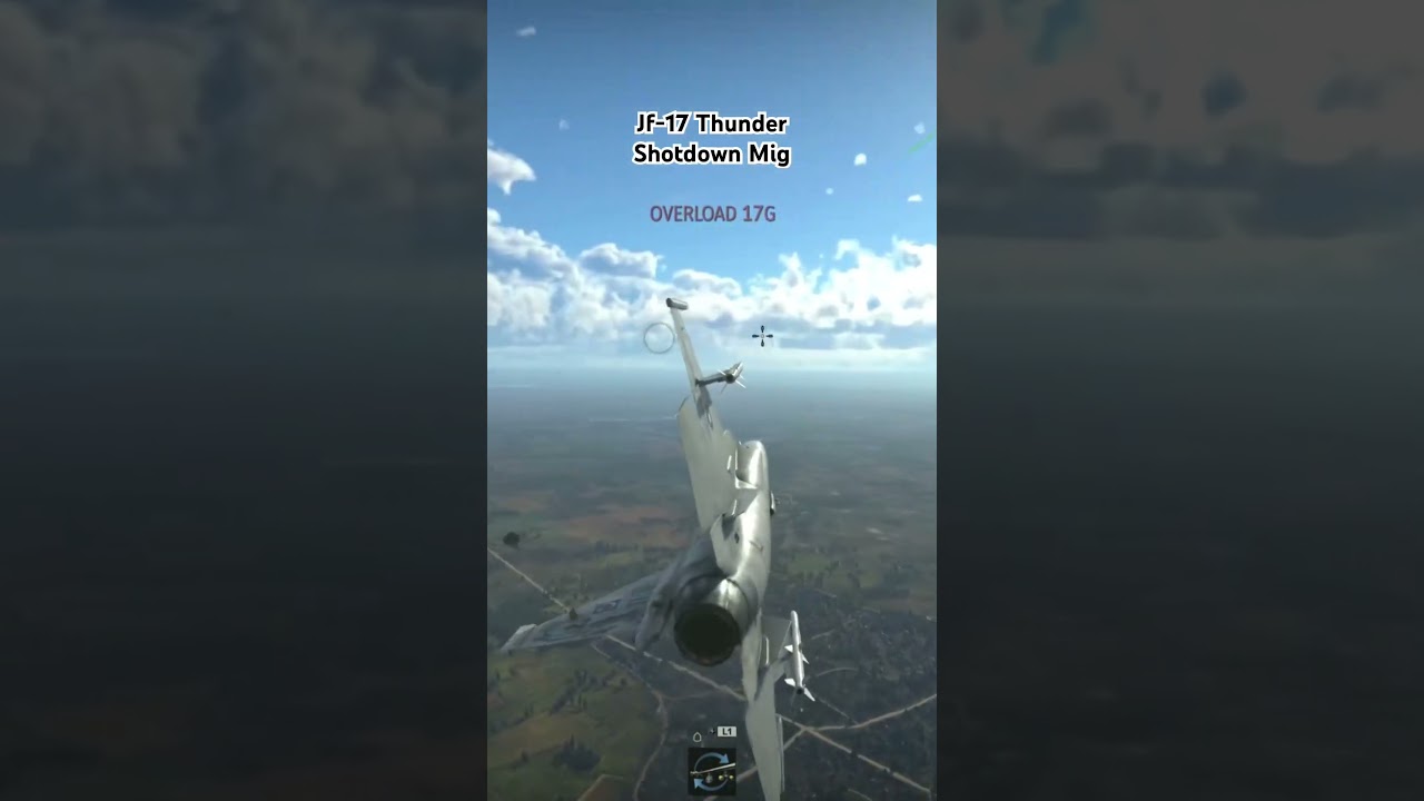 Jf 17 Thunder shot down Mig jet in war thunder #jf17_thunder #jf17 #rafale #warthunder